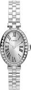 Timex® Cavatina Crystal Oval Link Bracelet Watch