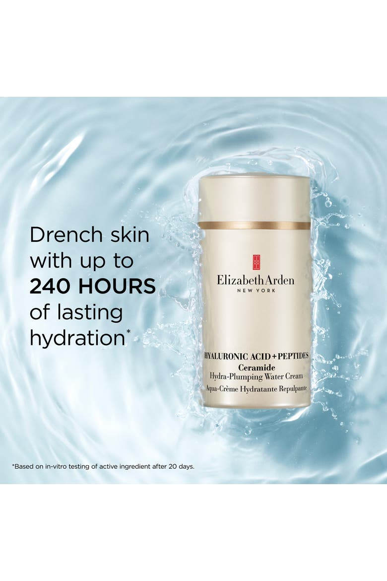 Hyaluronic Acid + Peptides Ceramide Hydra-Plumping Water Cream, Alternate, color, N/A