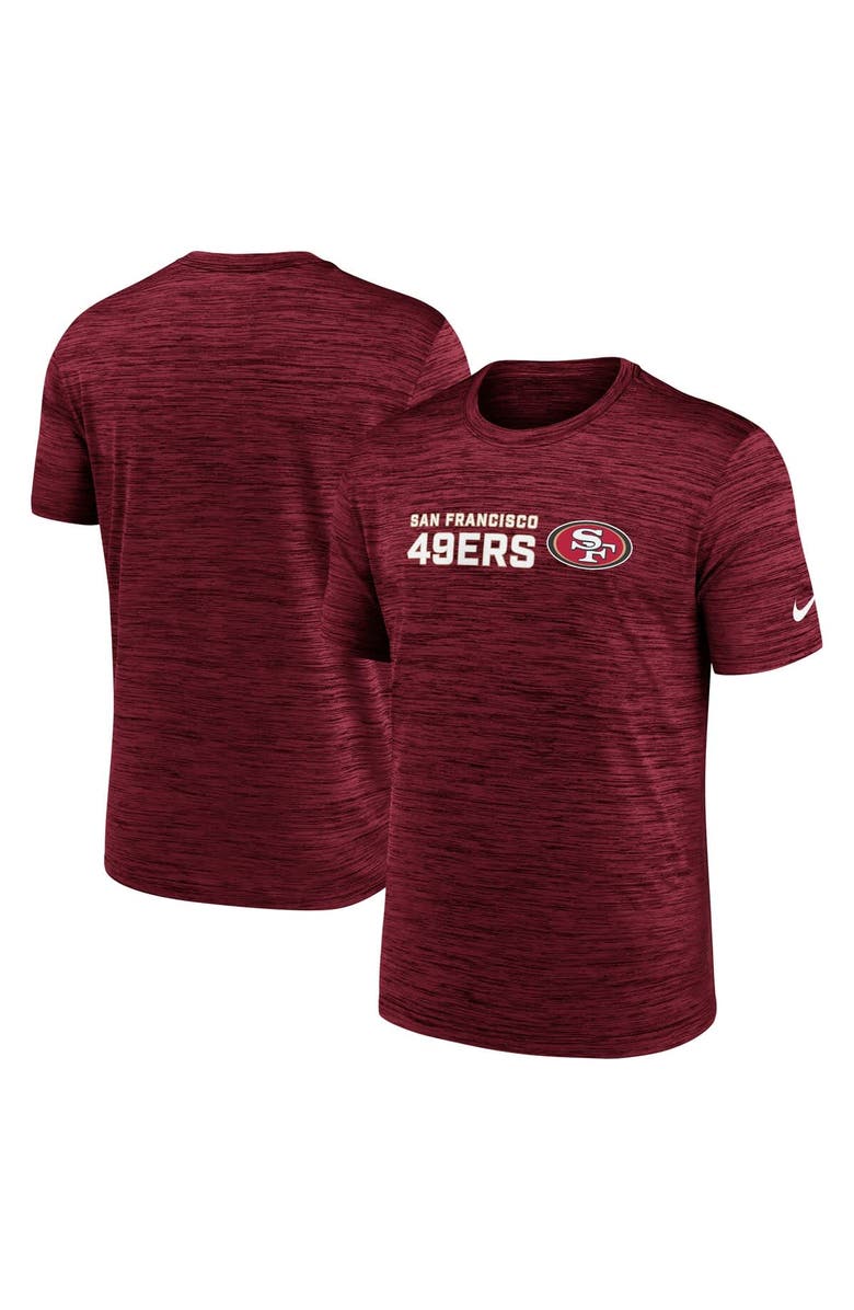 Nike Men's Nike Scarlet San Francisco 49ers Big & Tall Primetime Reverse Play Velocity Performance T-Shirt, Main, color, Scarlet