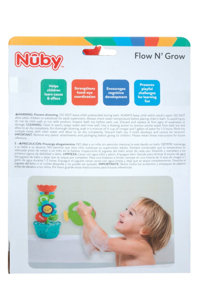 NUBY Flow N' Grow Bath Toy, Alternate, color,