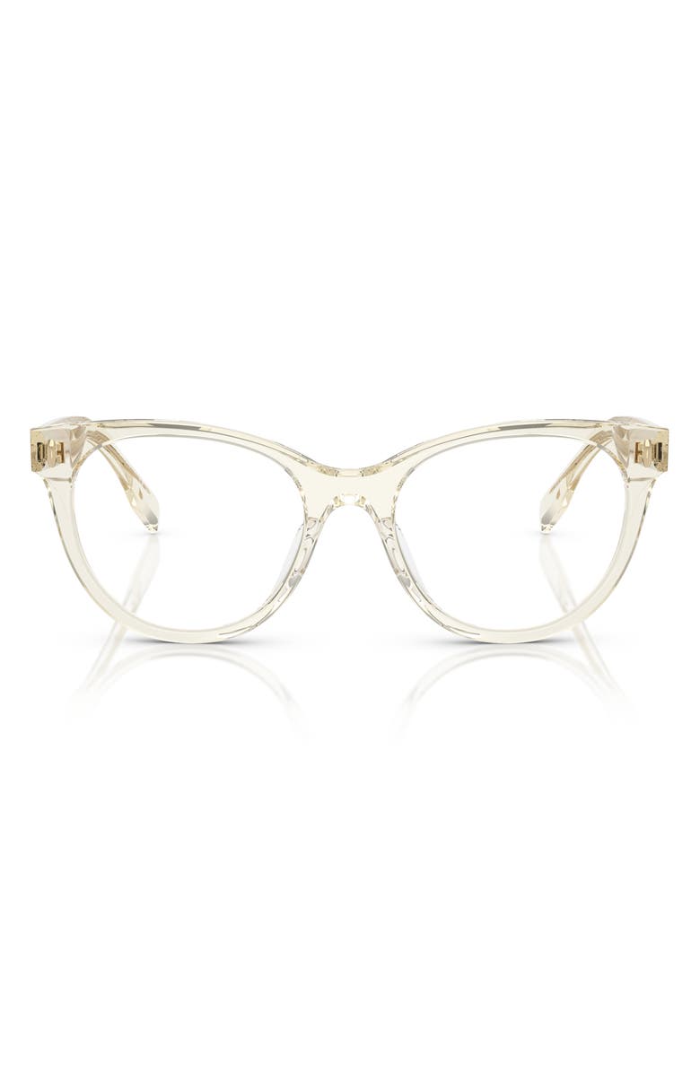 Tory Burch 52mm Phantos Optical Glasses, Main, color, Clear Transparent