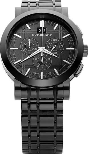 Burberry Extra Large Stainless Steel Bracelet Watch | Nordstrom display picture 3