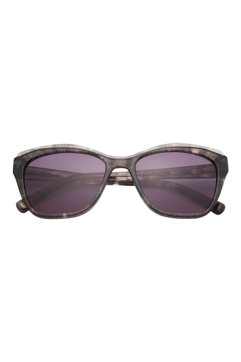 55mm Cat Eye Sunglasses, Main, color, GREY