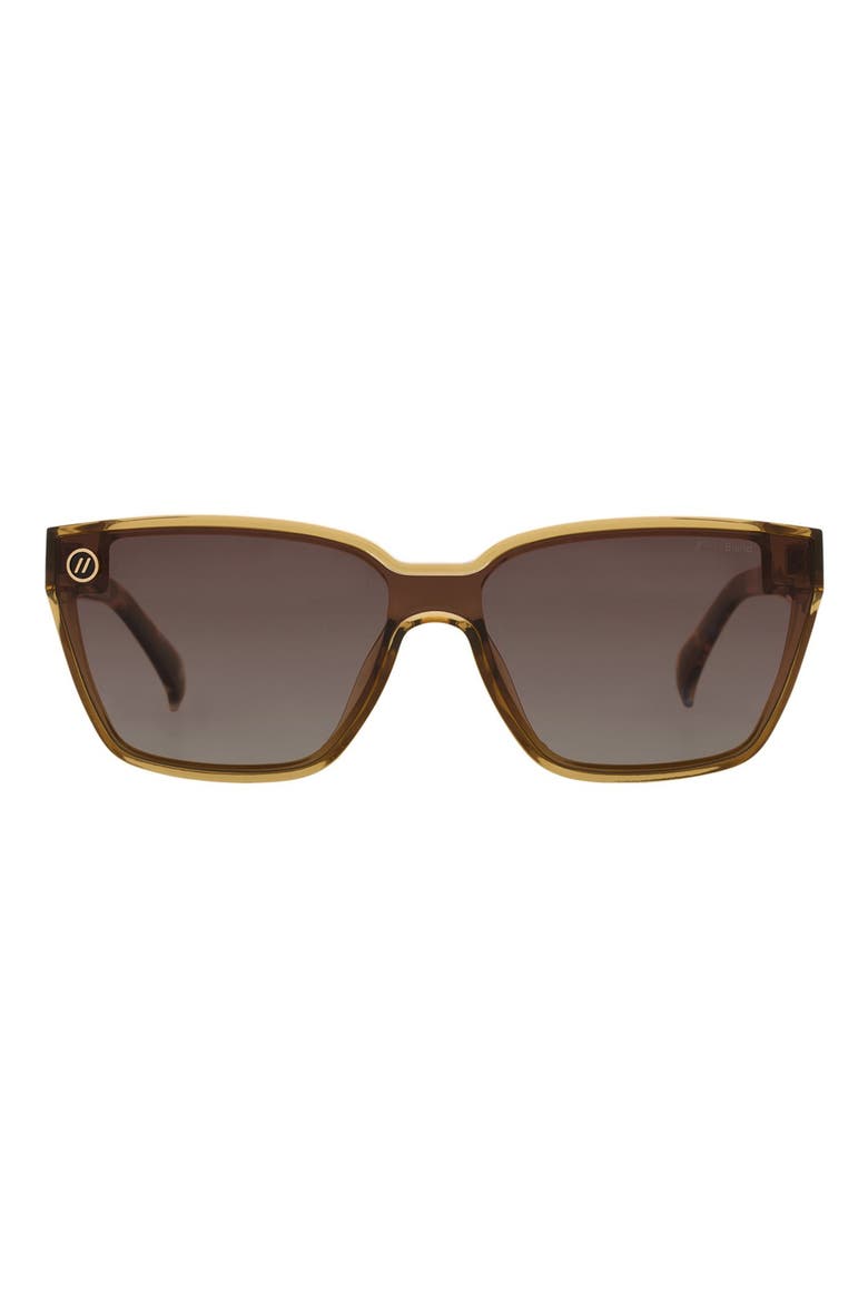 Mave X2 99mm Polarized Square Sunglasses, Main, color, GOLDEN QUARTZ