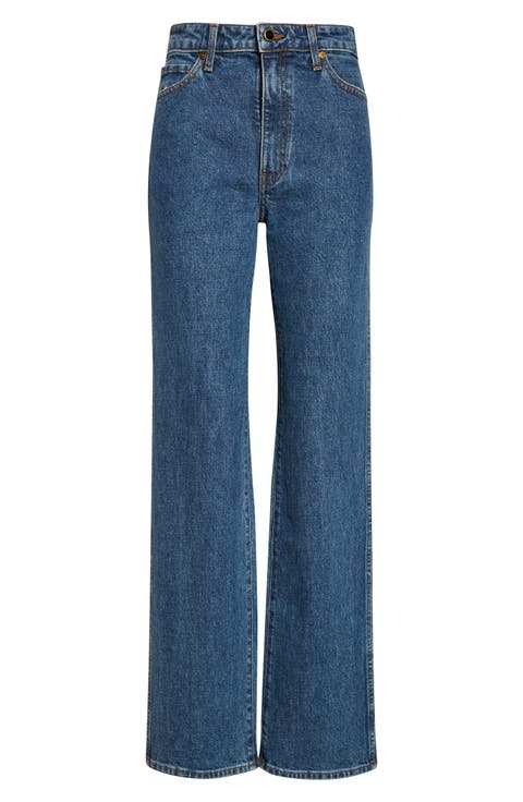 Danielle High Waist Straight Leg Jeans (Boone)