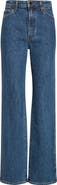 Khaite Danielle High Waist Straight Leg Jeans