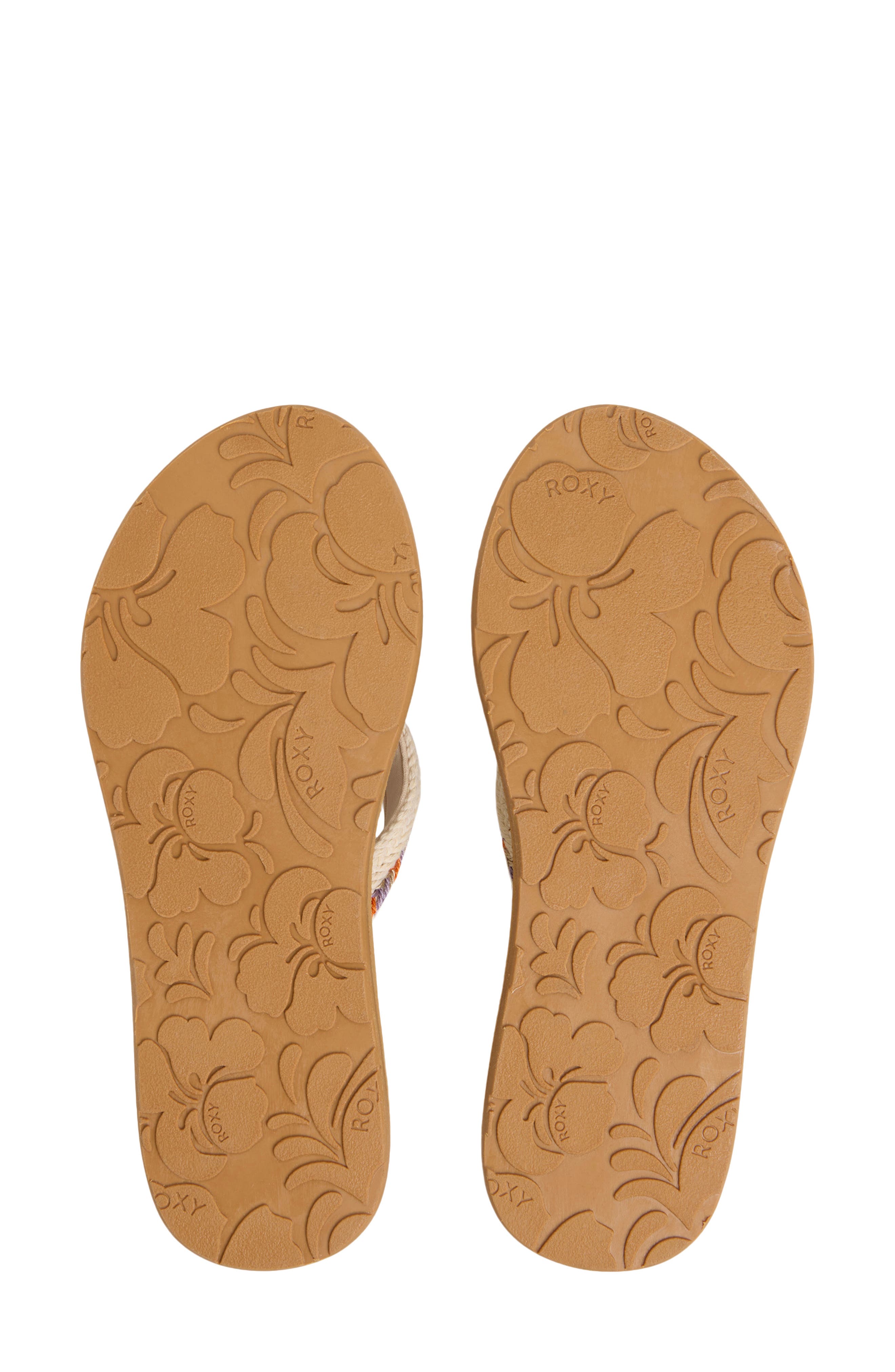 Roxy Porto IV Flip Flop, Alternate, color, Bone Multi