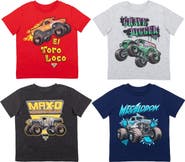 Monster Jam 4-Pack Short Sleeve Tees