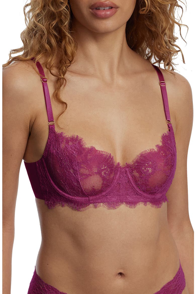 Entice Underwire Balconette Bra, Main, color, BERRY BLIS