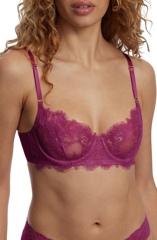 Skarlett Blue Entice Underwire Balconette Bra in Berry Bliss at Nordstrom, Size 36D
