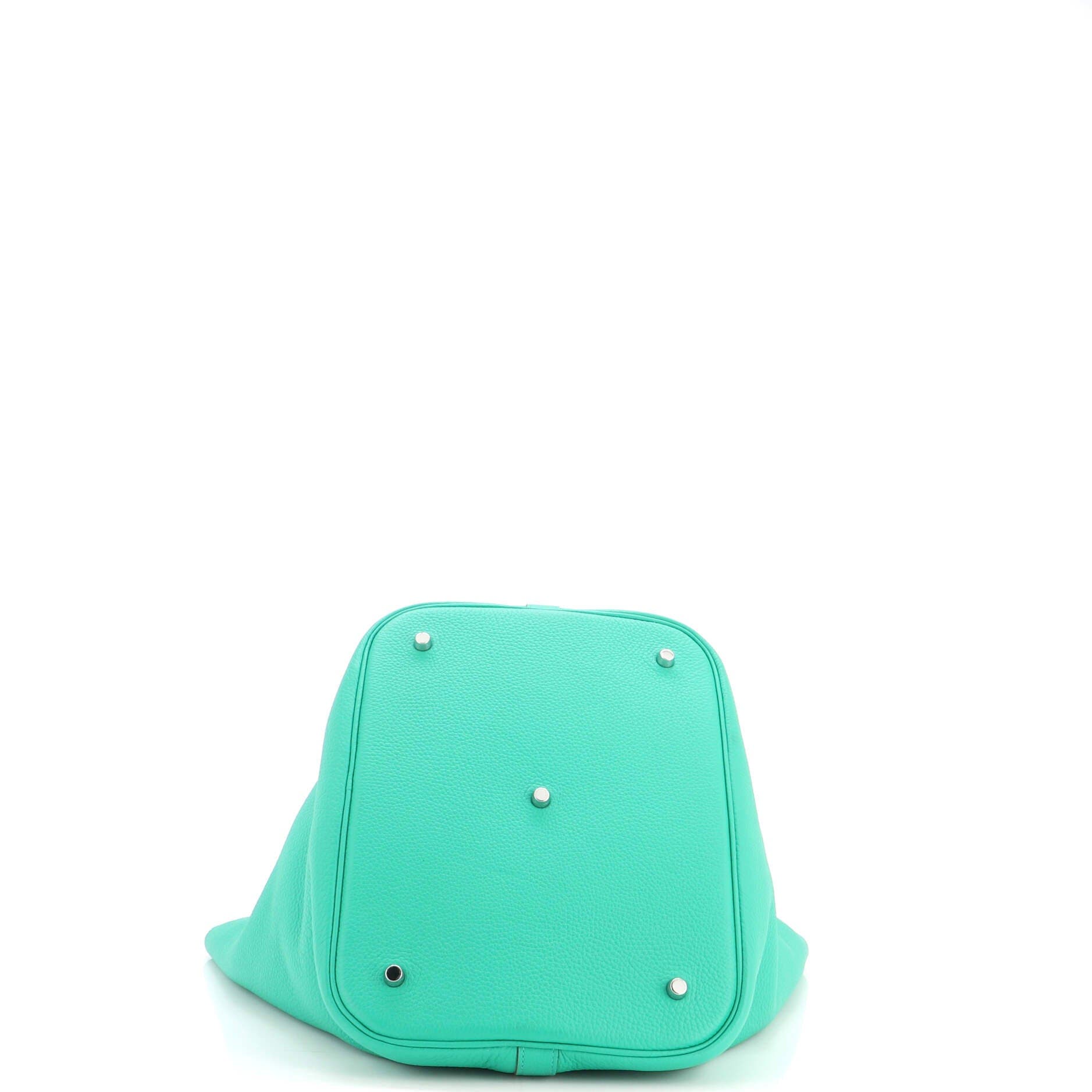 Picotin Lock Bag Clemence TGM, Alternate, color, Green
