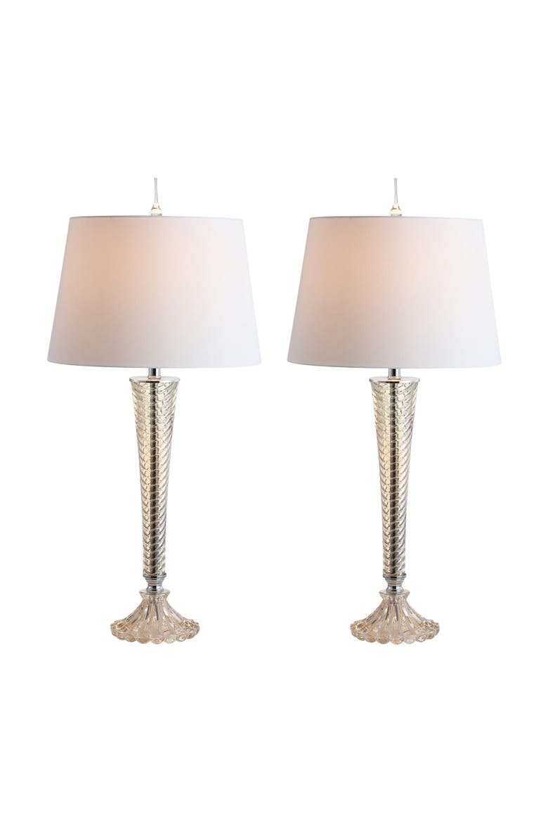 Caterina 32" Glass LED Table Lamp, Champagne, Main, color, Champagne