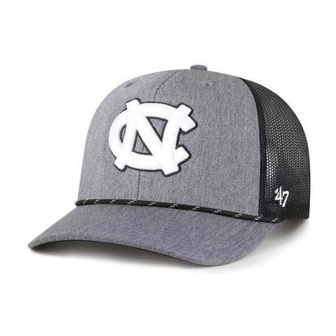 Men's '47  Gray North Carolina Tar Heels Carbon Rope Adjustable Hat