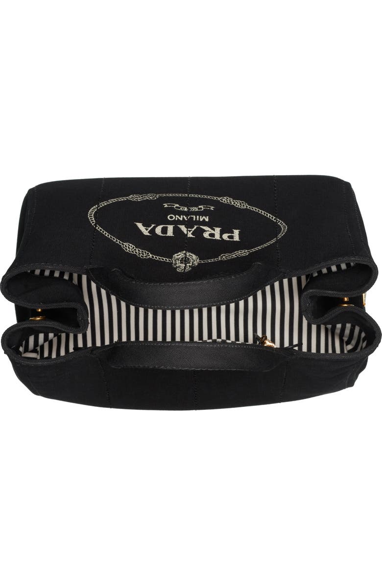 Prada Medium Canapa Canvas Tote, Alternate, color,