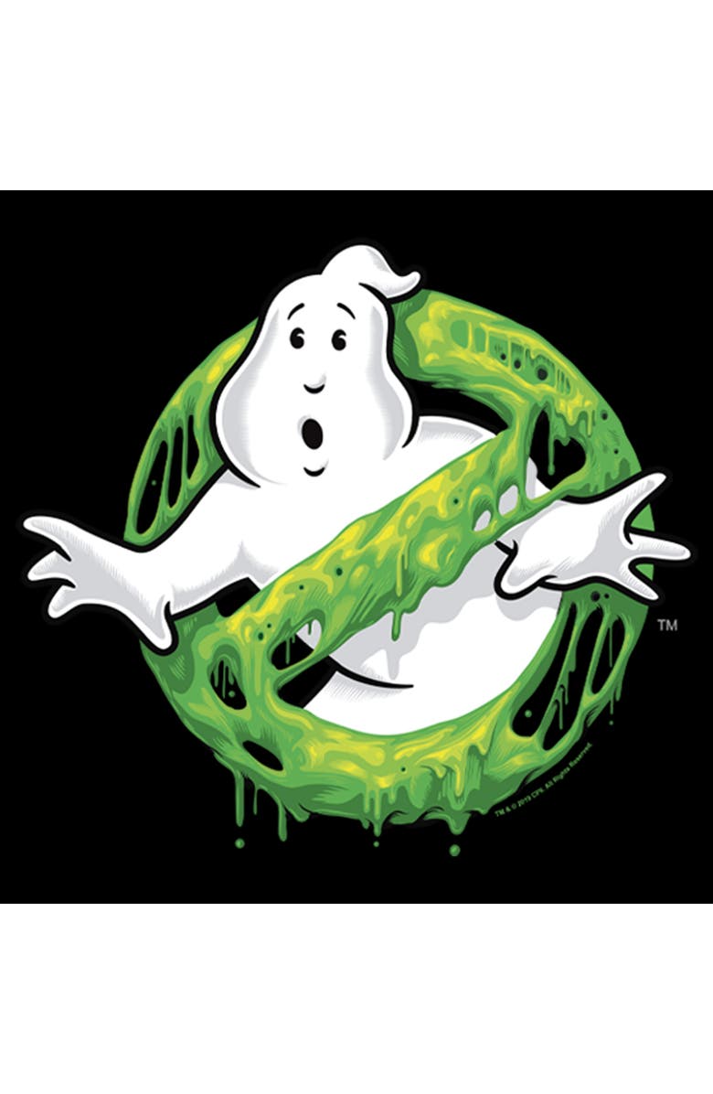 Ghostbusters Boy's Ghostbusters Slime Logo  Graphic T-Shirt, Alternate, color, Black
