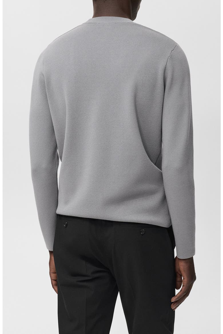Regular Fit Crewneck Sweater, Alternate, color, GREY