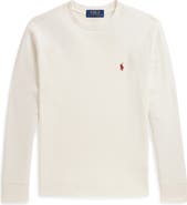 Polo Ralph Lauren Kids' Waffle Knit Cotton Long Sleeve T-Shirt
