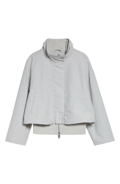 Layered Cropped Windbreaker