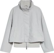 Emporio Armani Layered Cropped Windbreaker