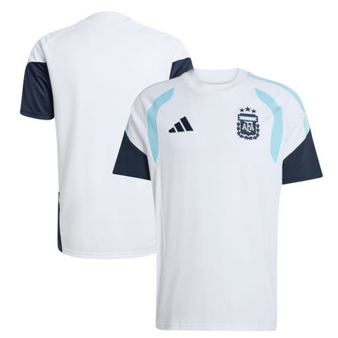 Men's adidas  White Argentina National Team FIFA x World Cup 2026 Tiro Away Training Jersey