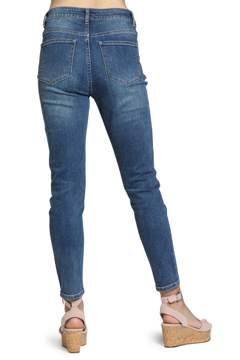 Ankle Skinny Jeans, Alternate, color, MEDIUM INDIGO