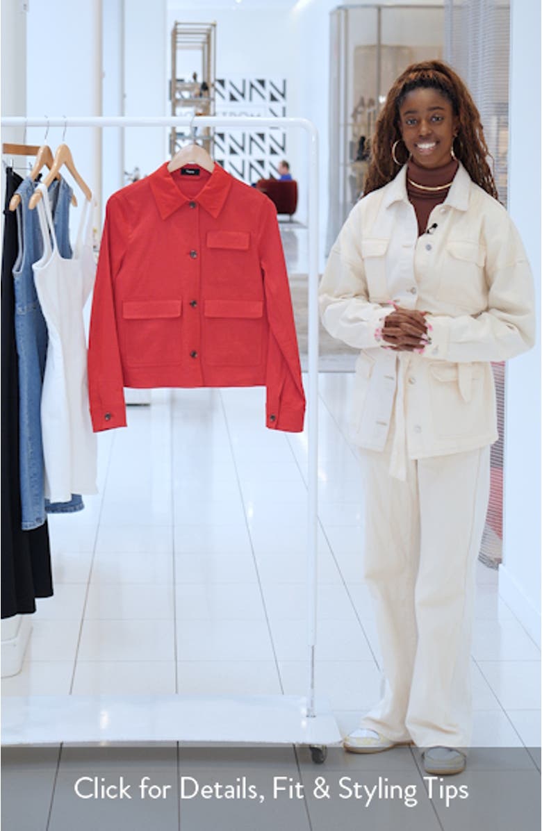 Casual Linen Blend Jacket, sales video thumbnail