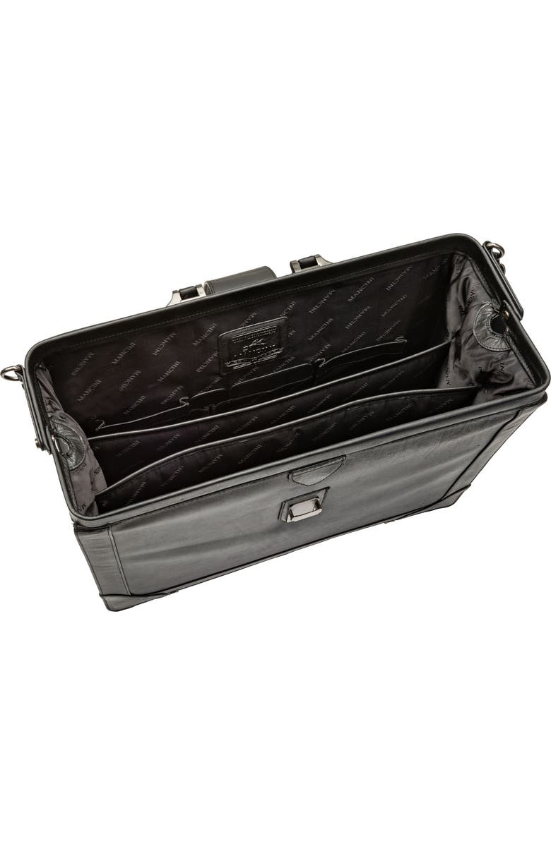 Mancini Litigator RFID Briefcase, Alternate, color, Black
