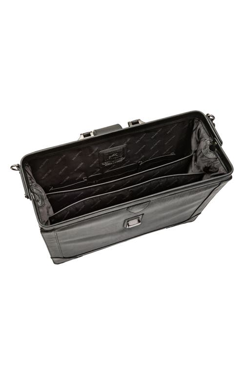 Mancini Litigator Rfid Briefcase In Black