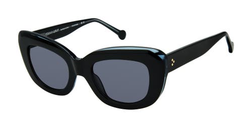 Colors In Optics Sienna Sunglasses In Black Smoke