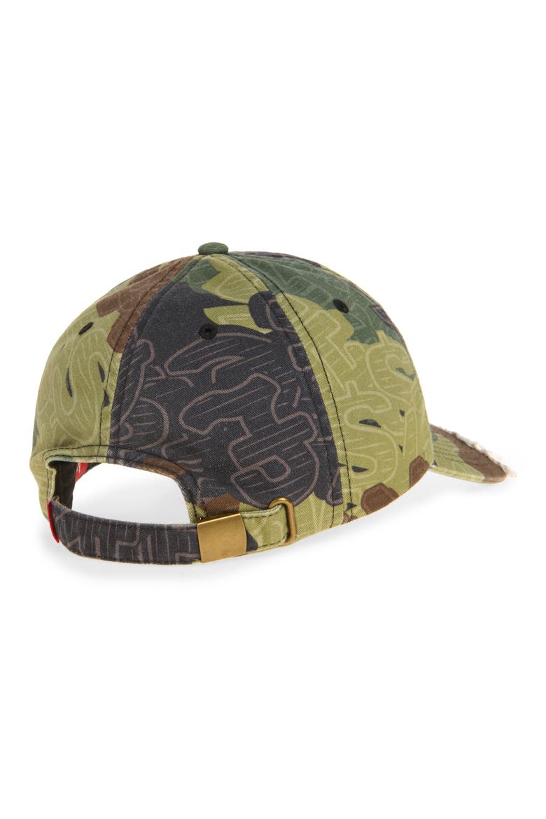 Cut Camo Baseball Cap, Alternate, color, CAMO