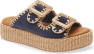 Chocolat Blu Chia Platform Slide Sandal