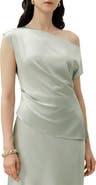 Lilysilk LILYSILK Women's Stretch Silk Charmeuse Asymmetric Top