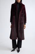 L'AGENCE Icelyn Faux Fur Long Coat