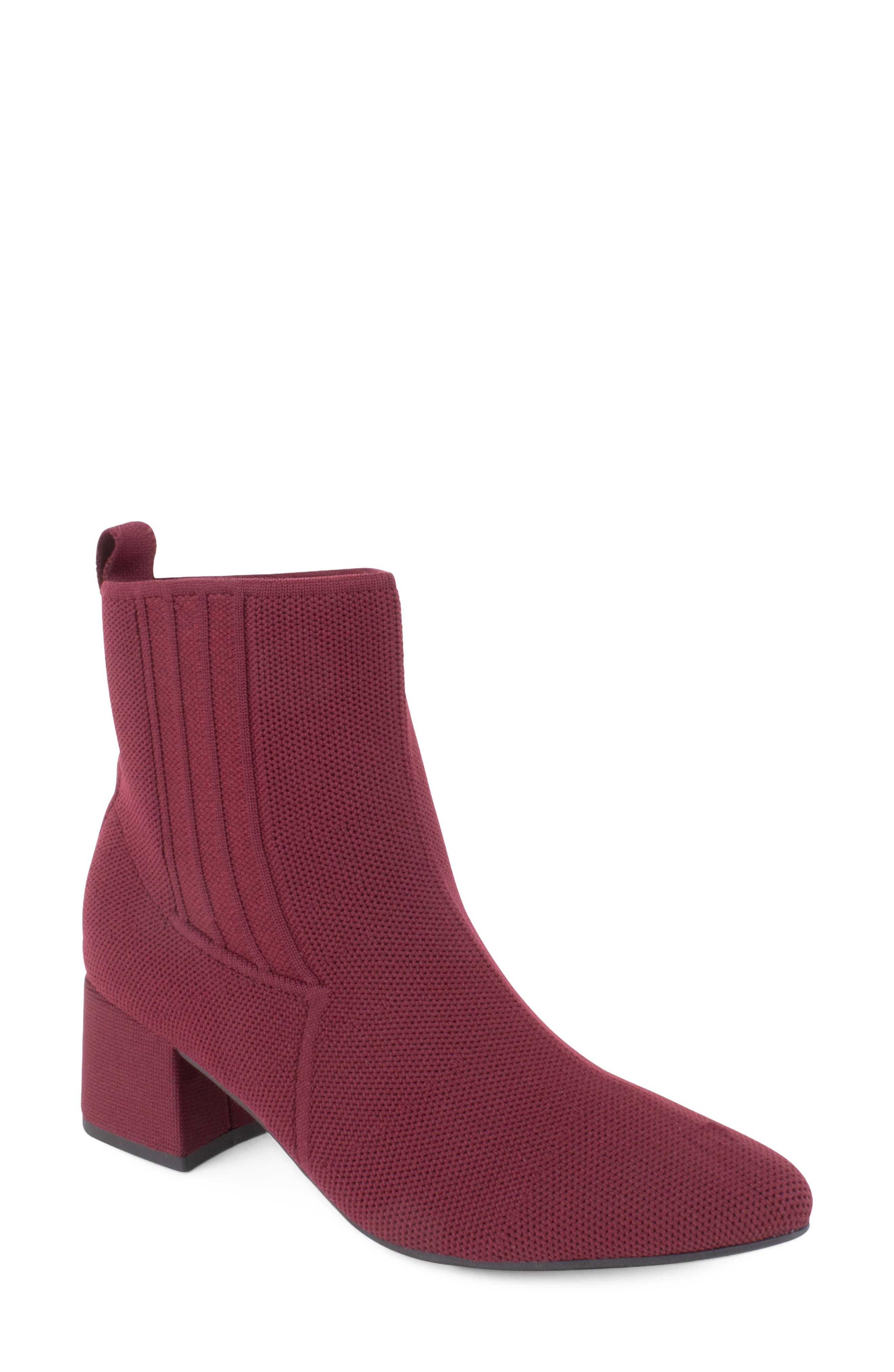 Crocus Ankle Boot, Main, color, BURGUNDY