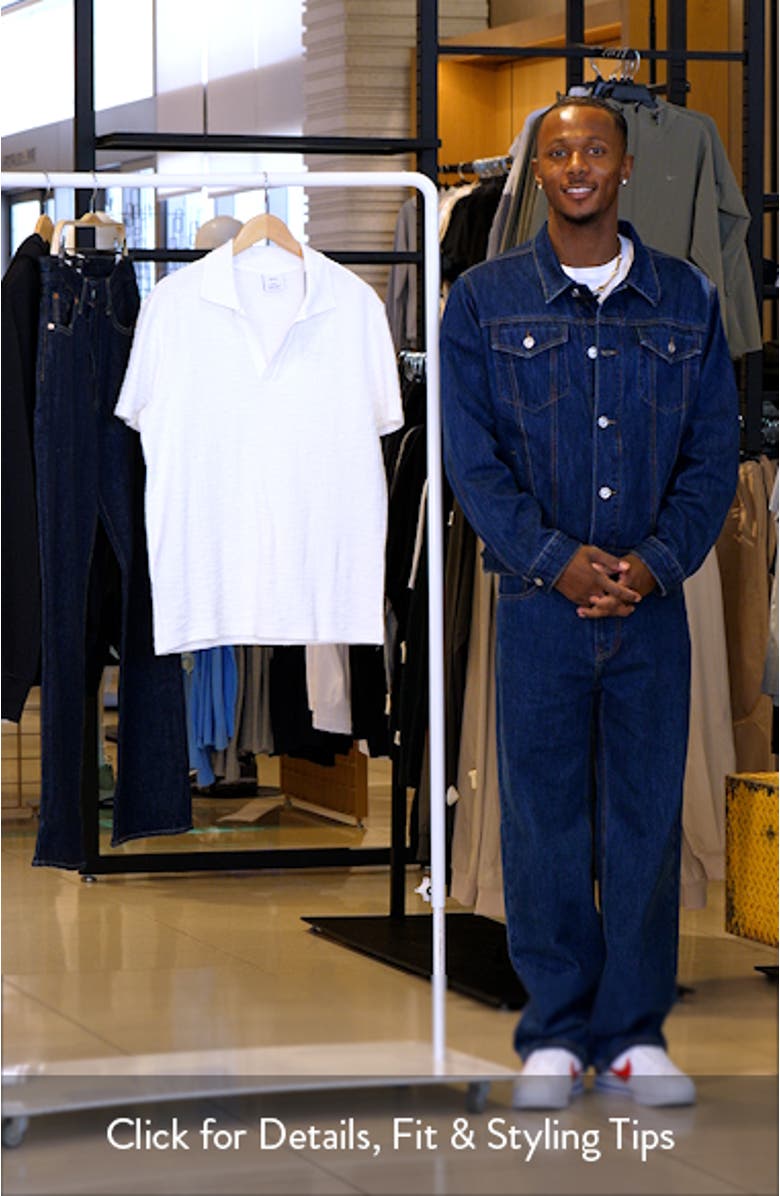 Textured Cotton Blend Polo, sales video thumbnail