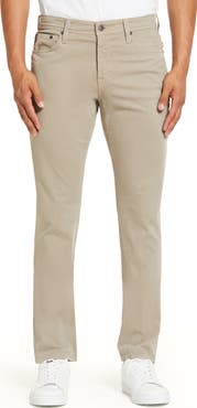 AG Everett Stretch Sateen Slim Straight Pants