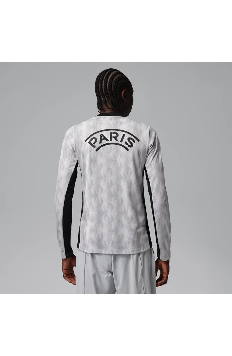 Jordan Brand Men's Jordan Brand  Black Paris Saint-Germain Long Sleeve Pre-Match Dri-FIT Top, Alternate, color, Gray