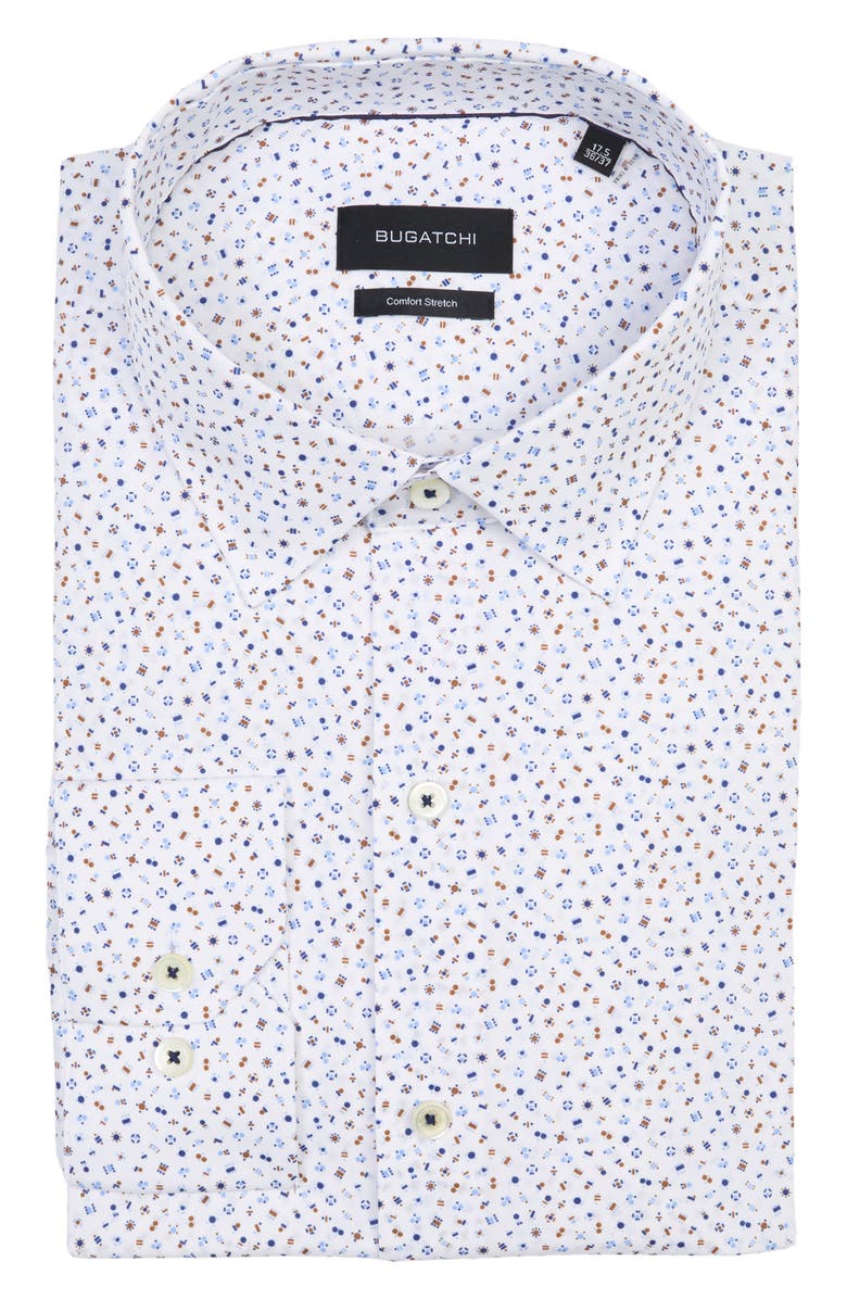 Bugatchi Comfort Stretch Dress Shirt, Main, color, 
