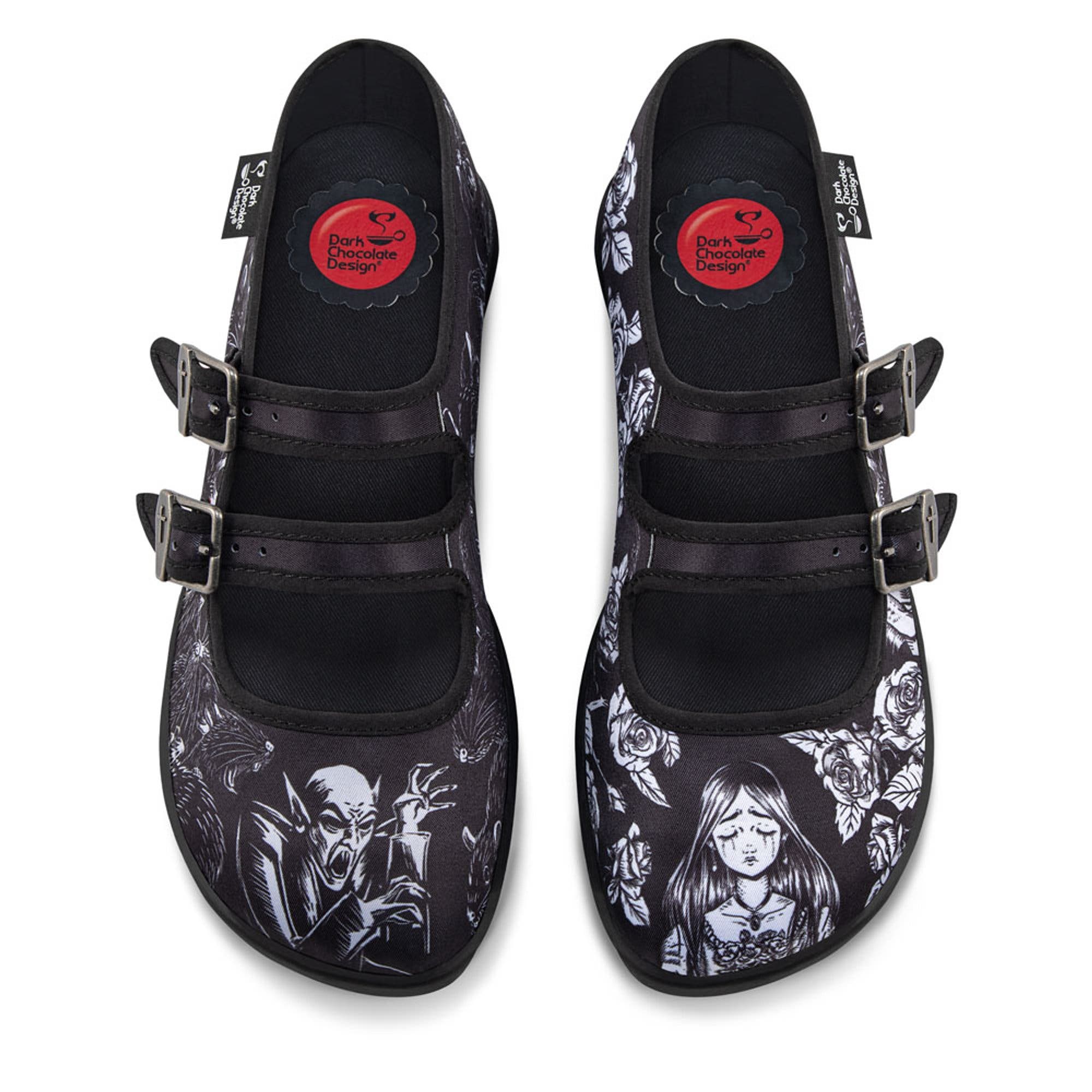 Death Stalks Women's Mary Jane Flats, Alternate, color, Death Stalks