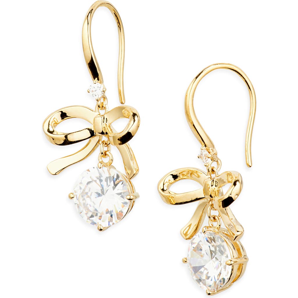 NADRI NADRI BOW DROP EARRINGS