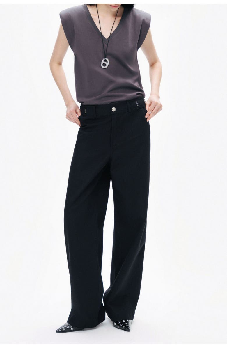 Nocturne V-Neck Padded T-Shirt, Alternate, color, 