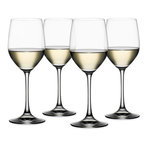 SPIEGELAU Vino Grande White Wine Glass Set of 4 in Clear 