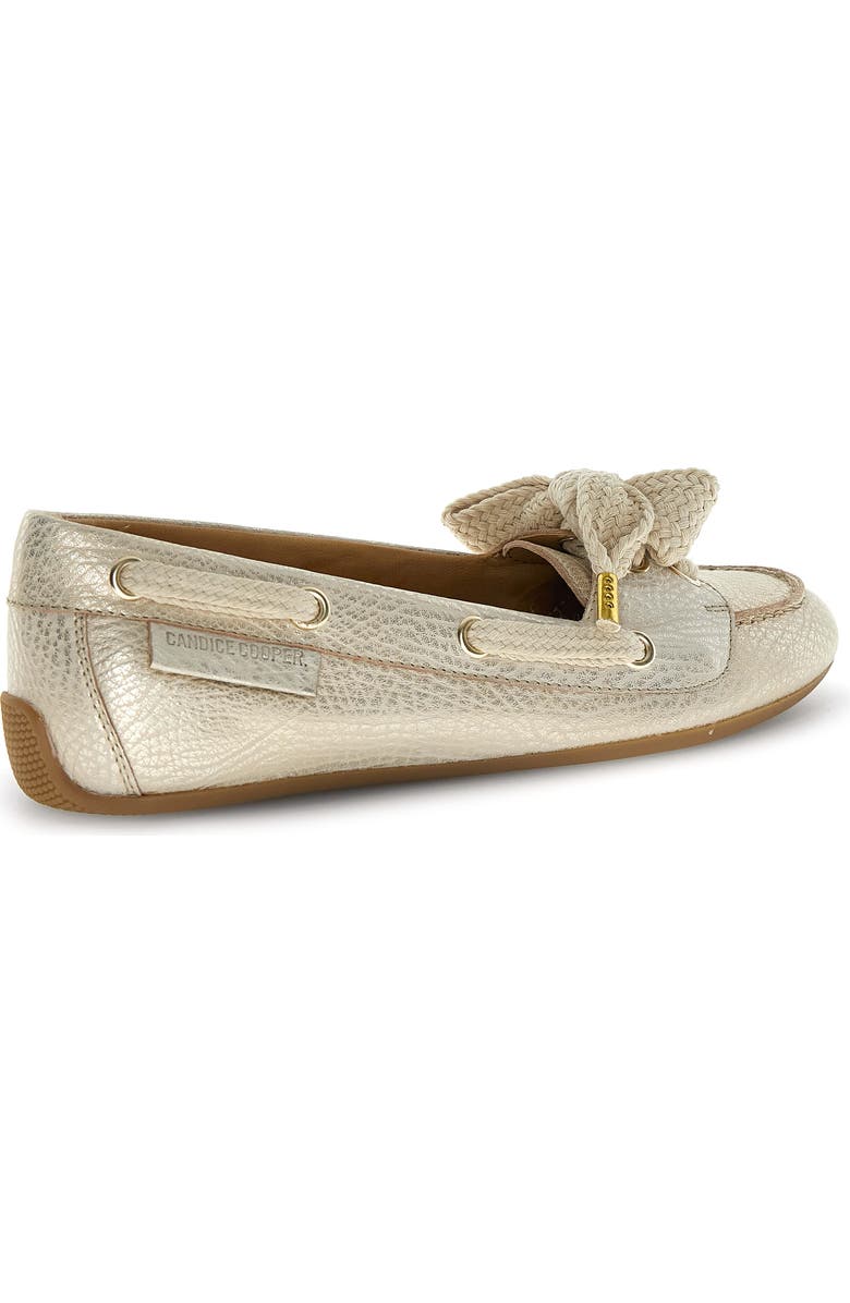 Candice Cooper Candy Boat Bow Loafer, Alternate, color, Platinum