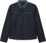 John Varvatos Calvin Waxed Cotton Work Jacket