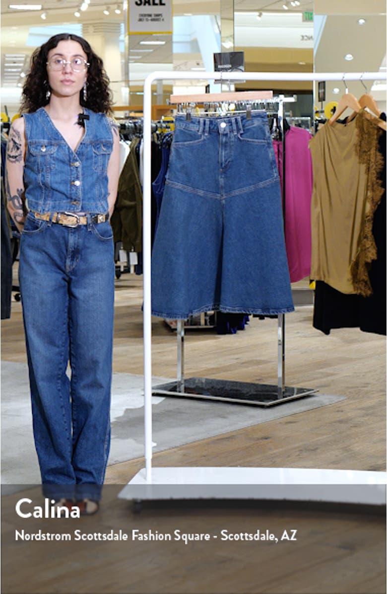 Alice A-Line Denim Skirt, sales video thumbnail
