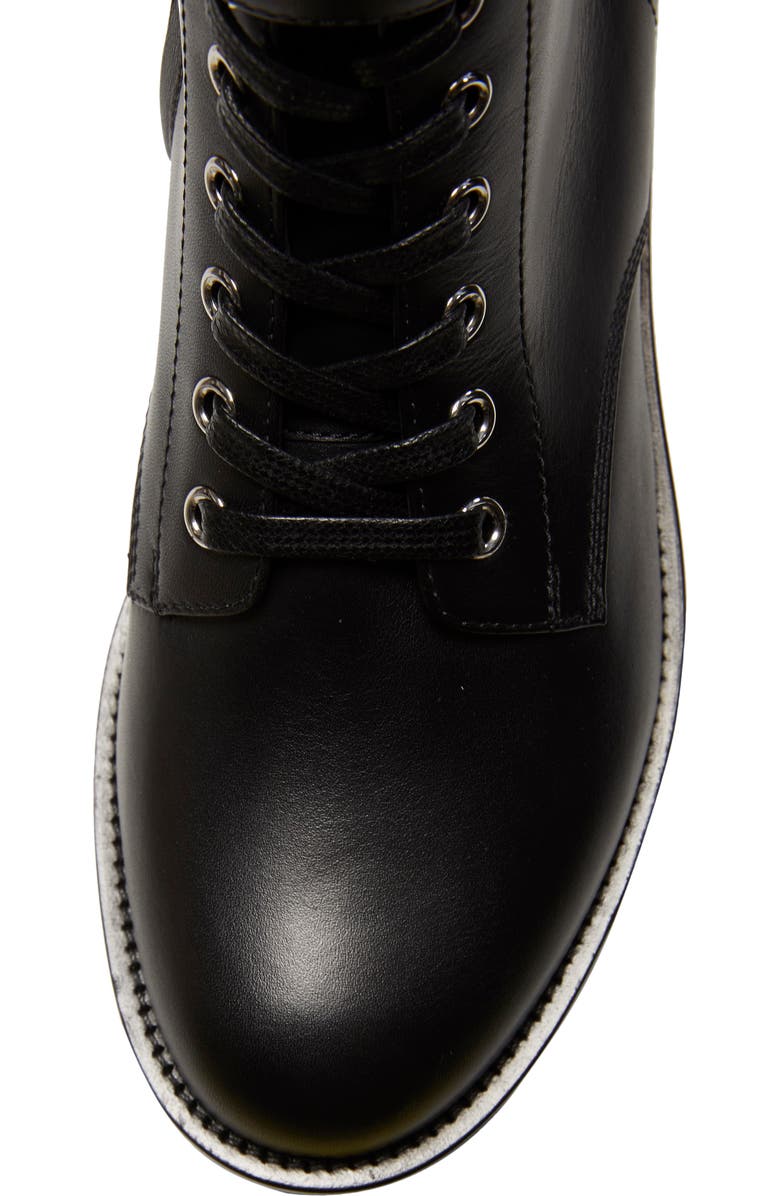 Gianvito Rossi Lug Sole Lace-Up Chelsea Boot, Alternate, color,