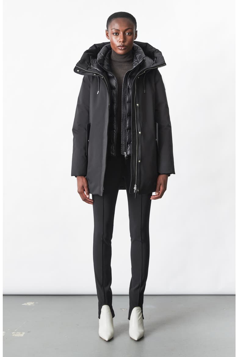 Kinslee-NF Down Water Resistant Parka, Alternate, color, BLACK