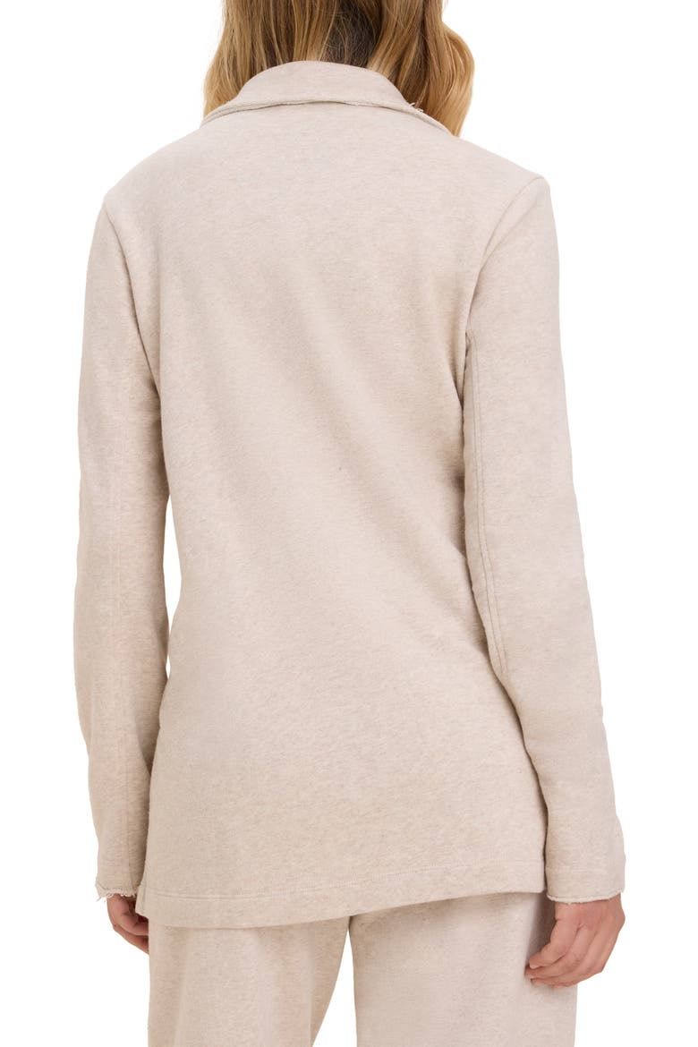 French Terry Daily Jacket, Alternate, color, OATMEAL