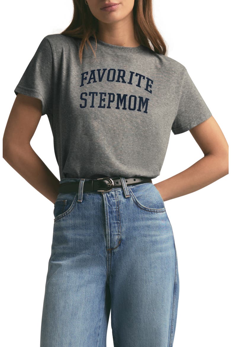 Favorite Step Mom T-Shirt, Main, color, HEATHER GREY W/ NA