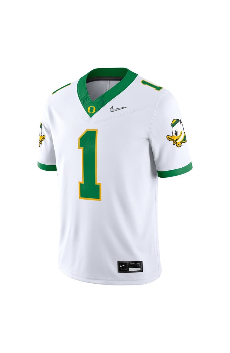 Nike Men's Nike White Oregon Ducks Alternate Game Jersey, Alternate, color,